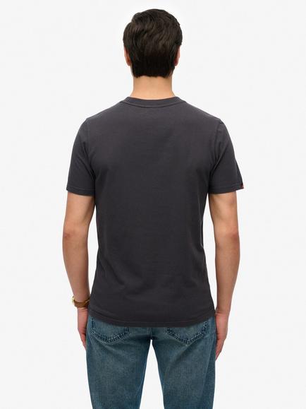 Superdry Vintage Logo Tokyo Relaxed T-Shirt, Dark Charcoal - view 2, Dark Charcoal