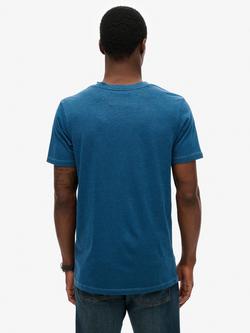 Superdry Organic Cotton Tokyo Logo T-Shirt - view 2, Rodeo Blue Marl