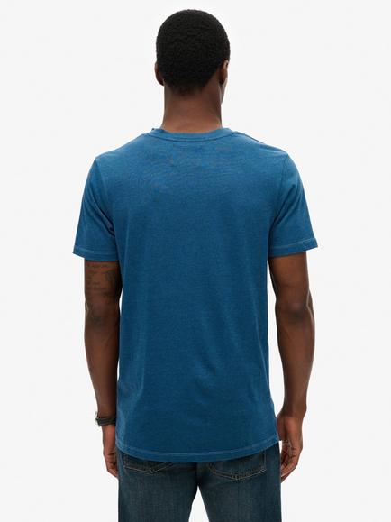 Superdry Organic Cotton Tokyo Logo T-Shirt - view 2, Rodeo Blue Marl