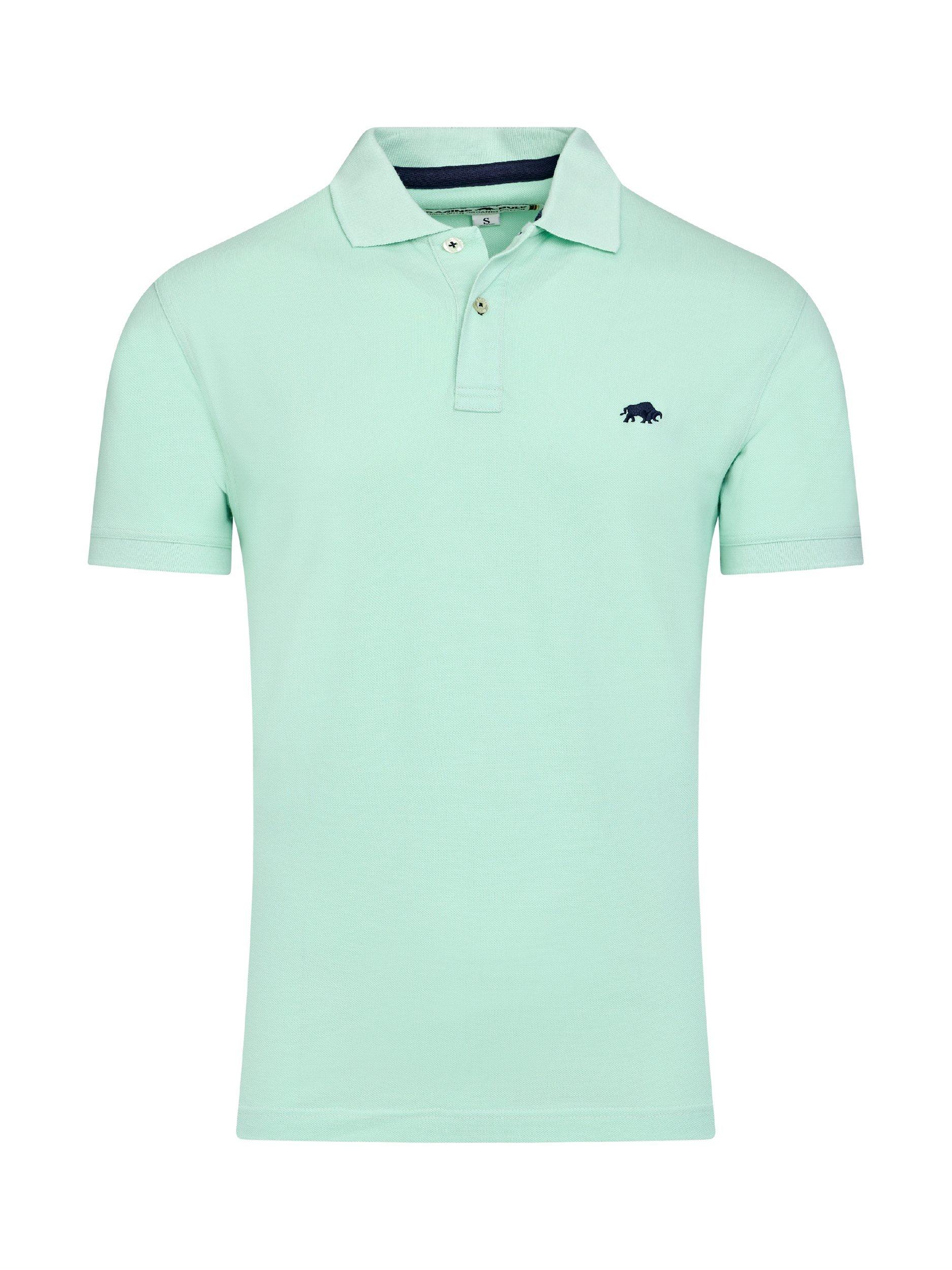 Product image 2 of 7, which shows Raging Bull Classic Organic Cotton Polo Shirt, Apple Green, S