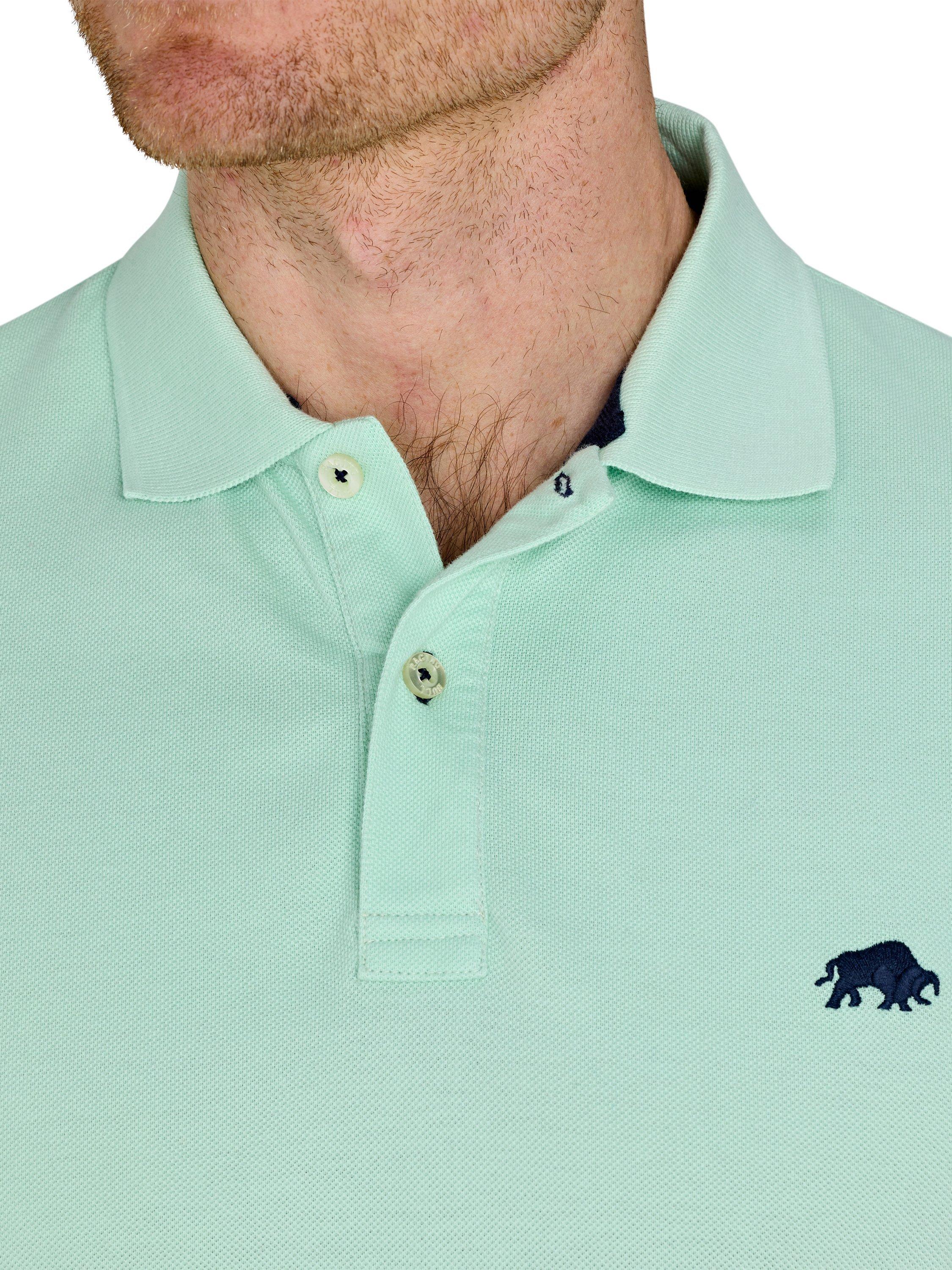Product image 4 of 7, which shows Raging Bull Classic Organic Cotton Polo Shirt, Apple Green, S