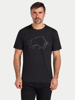 Raging Bull High Build T-Shirt, Black, Black