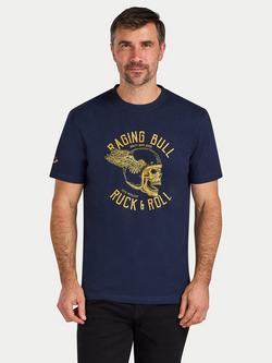 Raging Bull Ruck & Roll T-Shirt, Navy, Navy