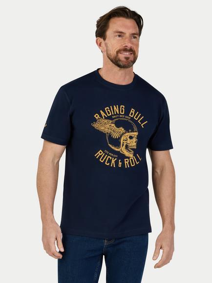 Raging Bull Ruck & Roll T-Shirt, Navy, Navy