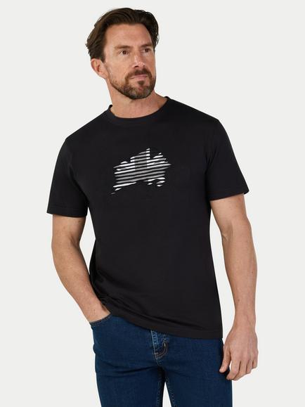 Raging Bull Slash Bull T-Shirt, Black