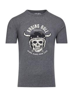 Raging Bull Work Hard Ride Easy T-Shirt, Charcoal - view 2, Charcoal