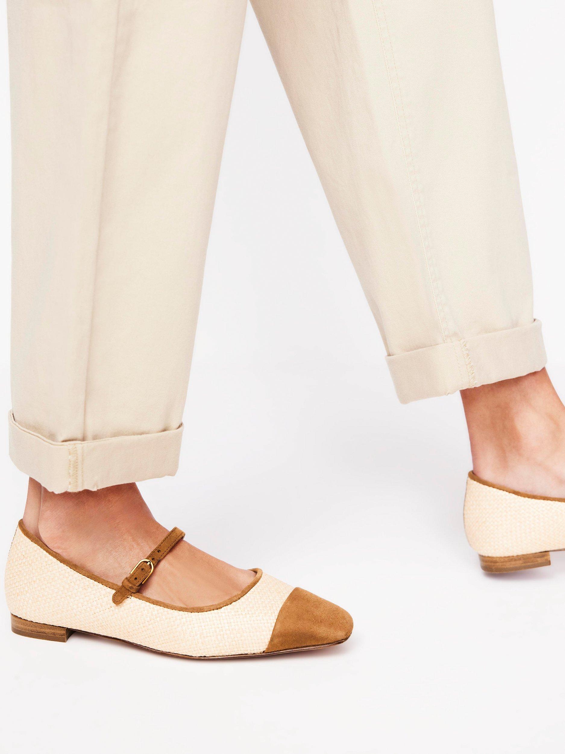Product image 5 of 5, which shows Boden Penelope Mary Jane Pumps, Natural, 5