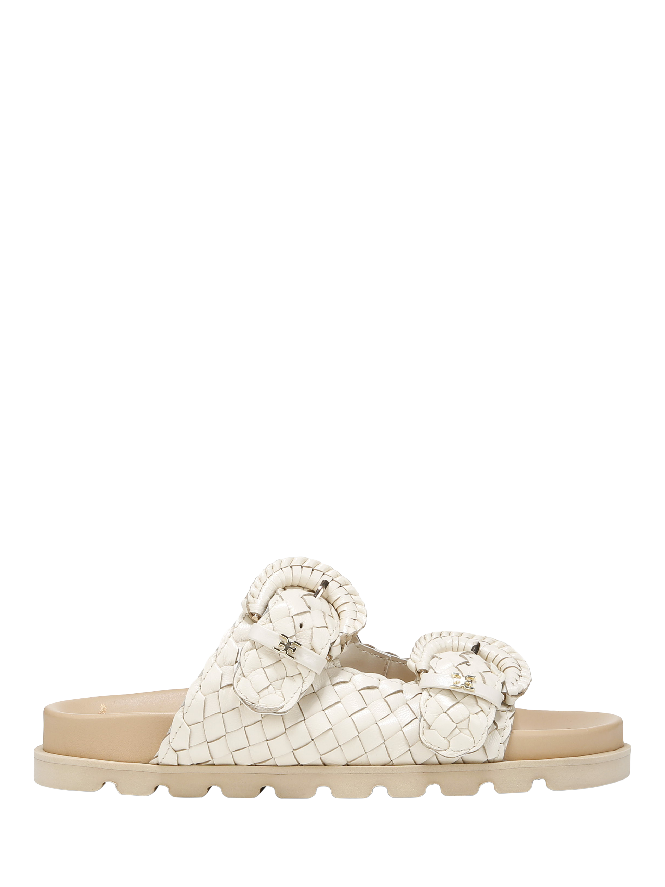 Sam Edelman Tiffanie Leather Slider Sandals, Modern Ivory