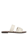 Sam Edelman Gabi Leather Slider Sandals, Modern Ivory