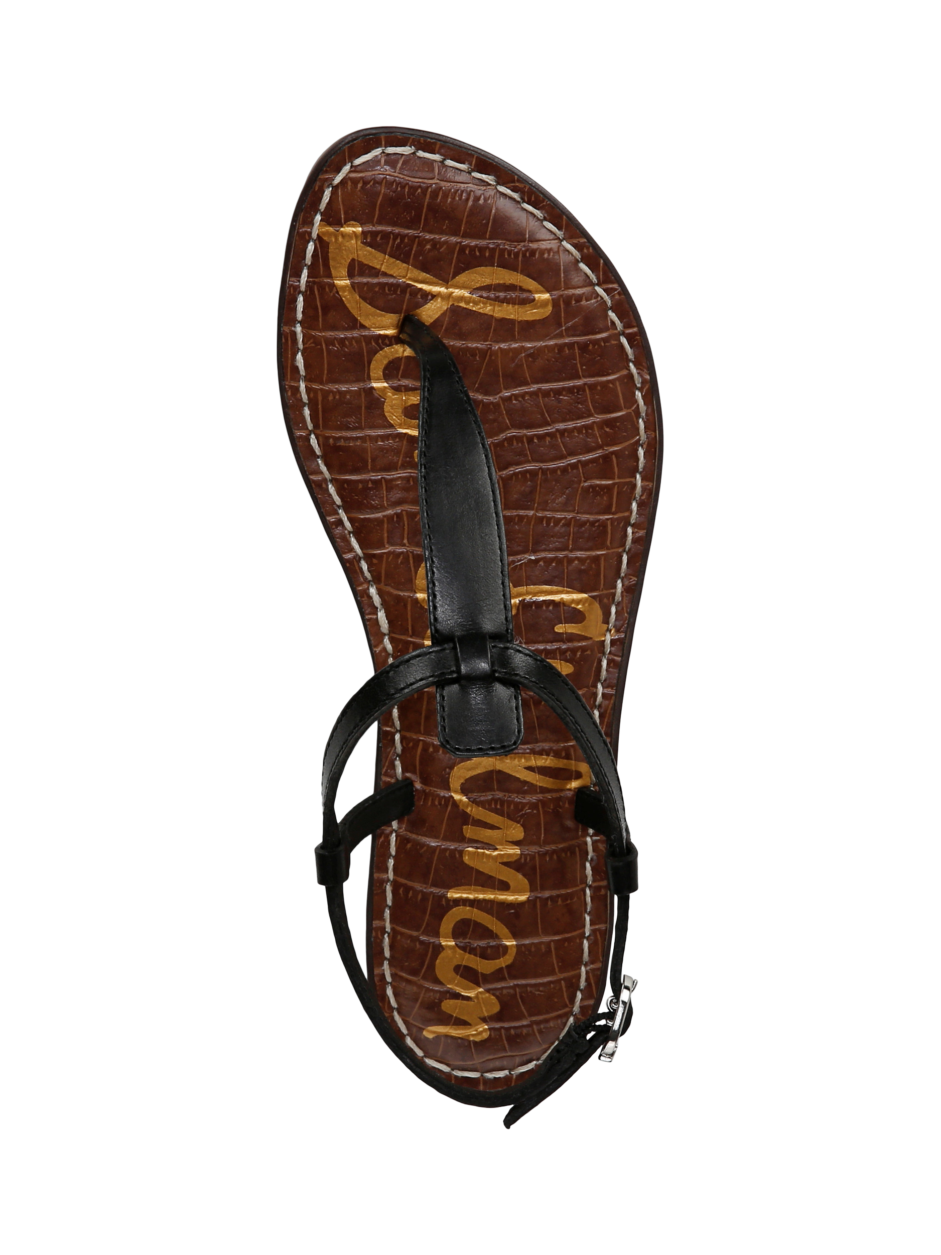 Product image 3 of 6, which shows Sam Edelman Gigi Thong Sandal, Black, 3