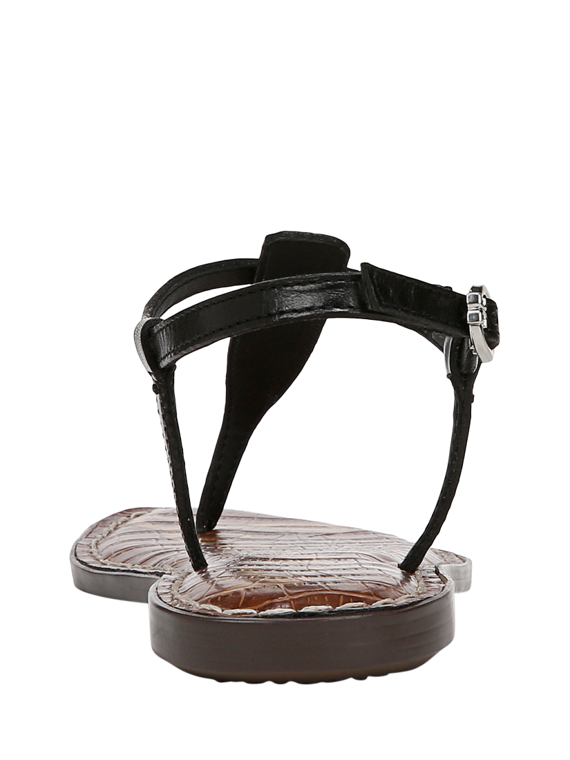 Product image 5 of 6, which shows Sam Edelman Gigi Thong Sandal, Black, 3
