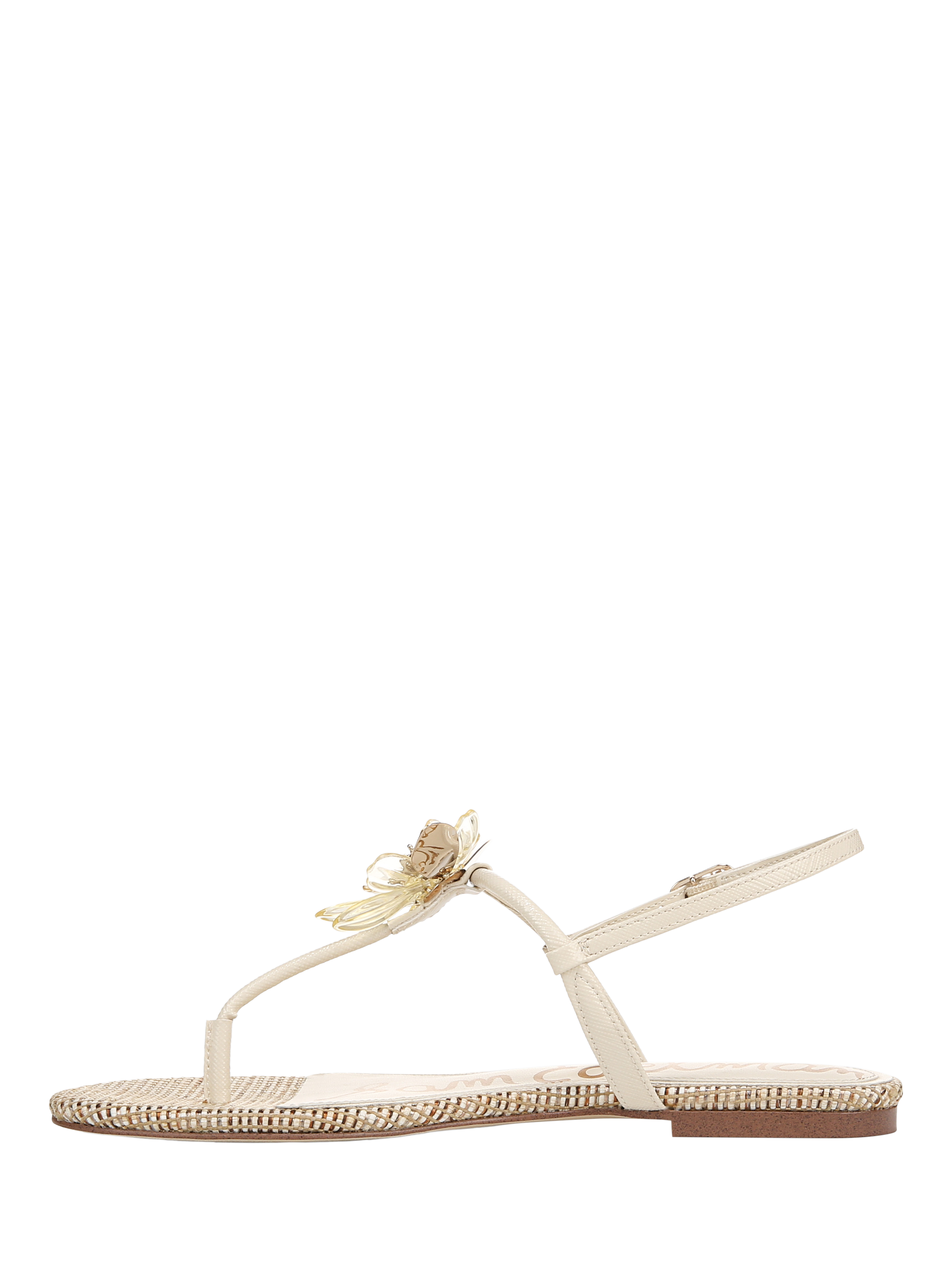 Product image 2 of 6, which shows Sam Edelman Eden Thong Sandals, Modern Ivory, 3