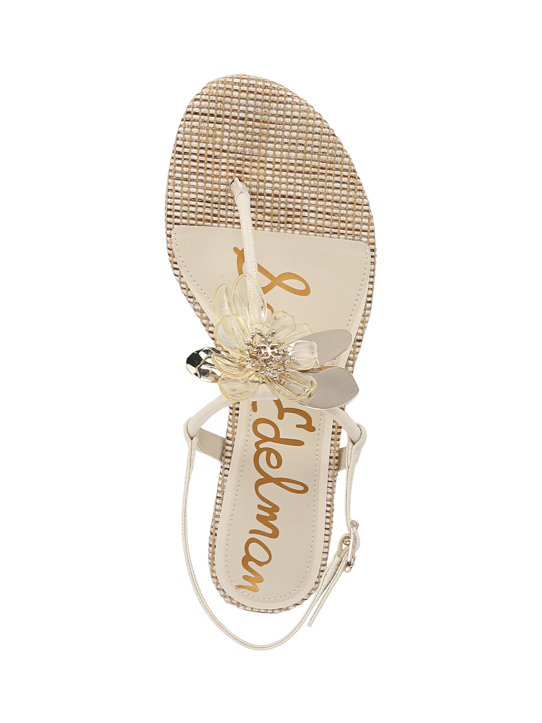 Product image 3 of 6, which shows Sam Edelman Eden Thong Sandals, Modern Ivory, 3