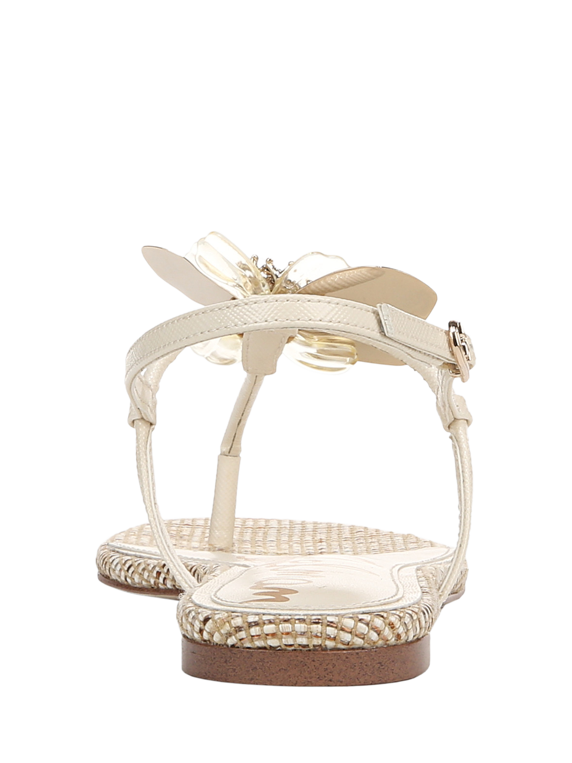 Product image 5 of 6, which shows Sam Edelman Eden Thong Sandals, Modern Ivory, 3