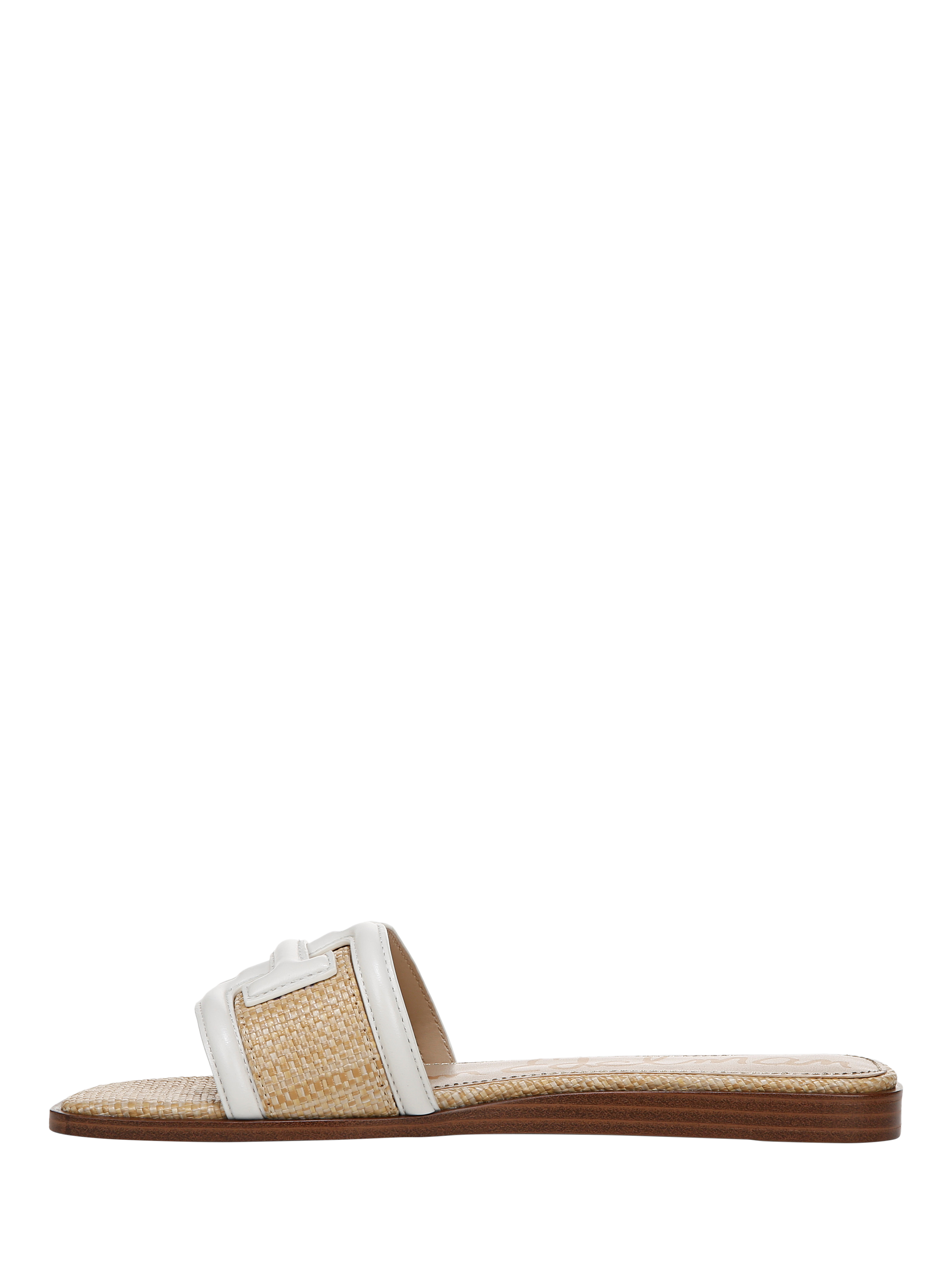 Product image 2 of 6, which shows Sam Edelman Irina Slider Sandals, Bright White/Neutral, 3