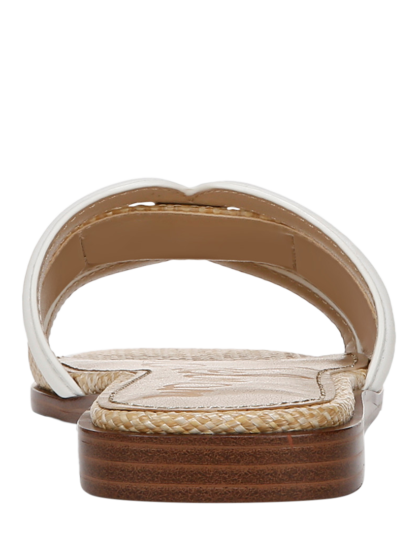 Product image 5 of 6, which shows Sam Edelman Irina Slider Sandals, Bright White/Neutral, 3