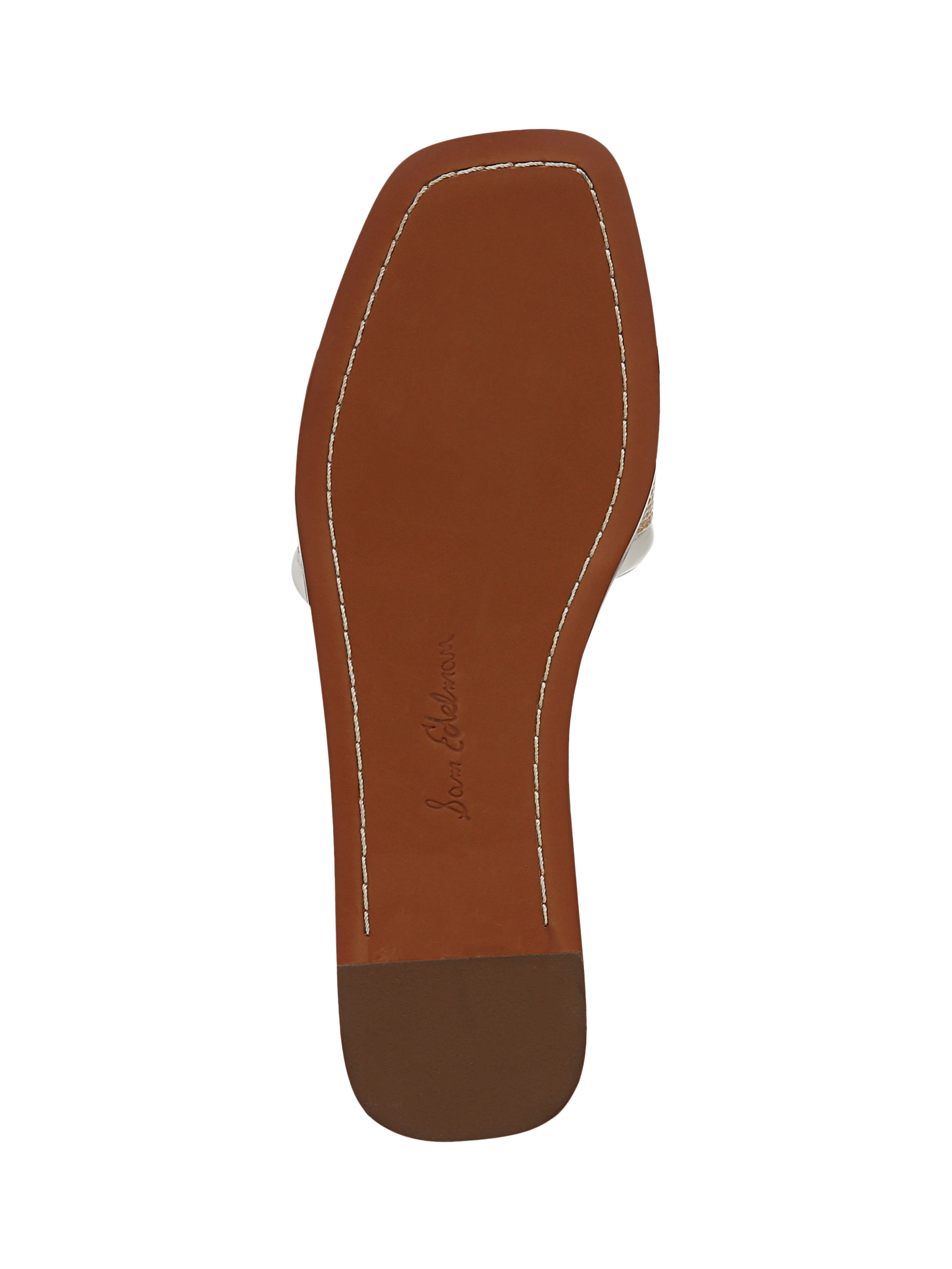 Product image 6 of 6, which shows Sam Edelman Irina Slider Sandals, Bright White/Neutral, 3