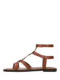Sam Edelman Teeni Leather Gladiator Sandals, Brown Cognac
