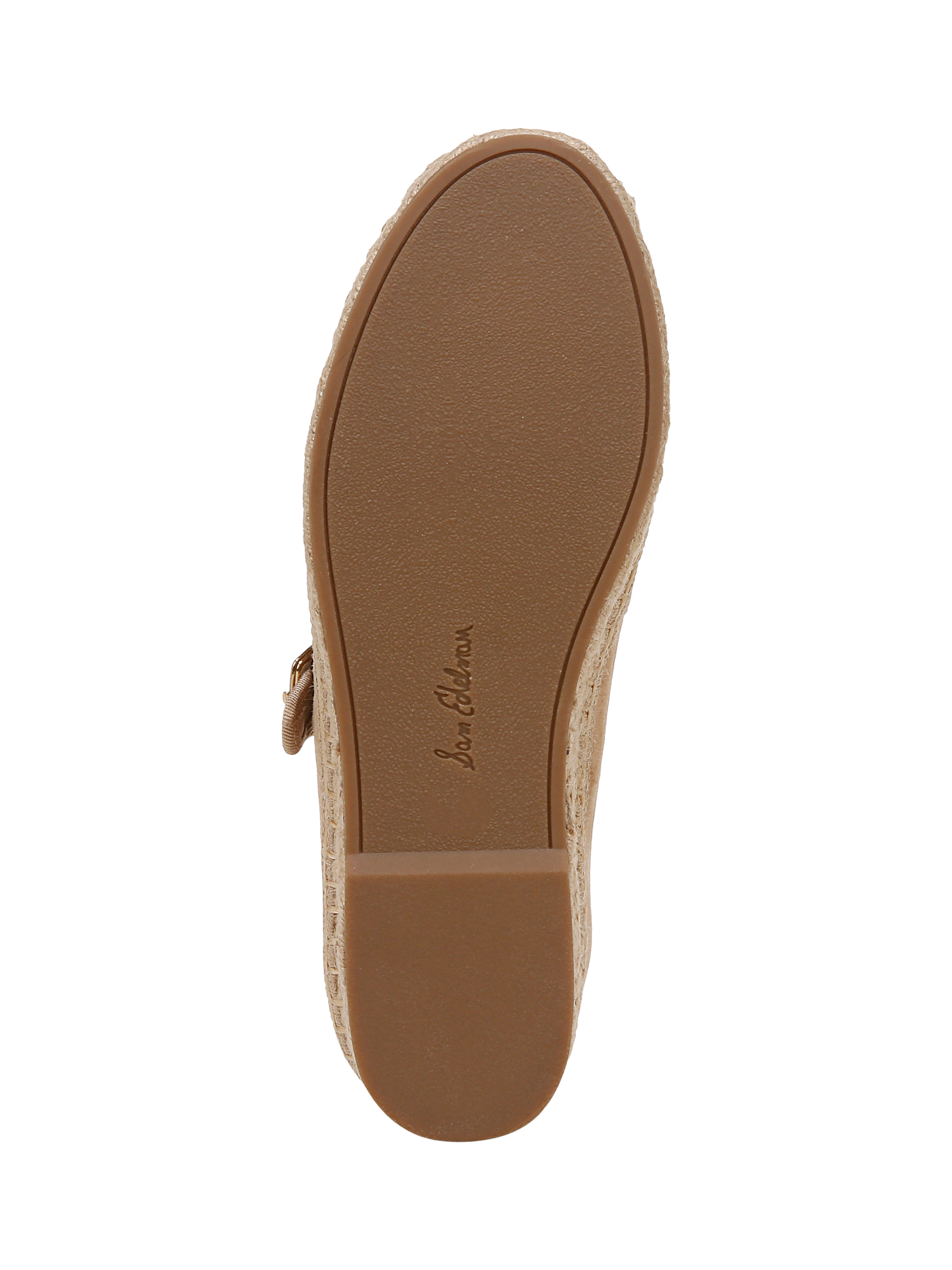 Product image 6 of 6, which shows Sam Edelman Mackie Mary Jane Ballerina Pumps, Cyprus Tan, 3