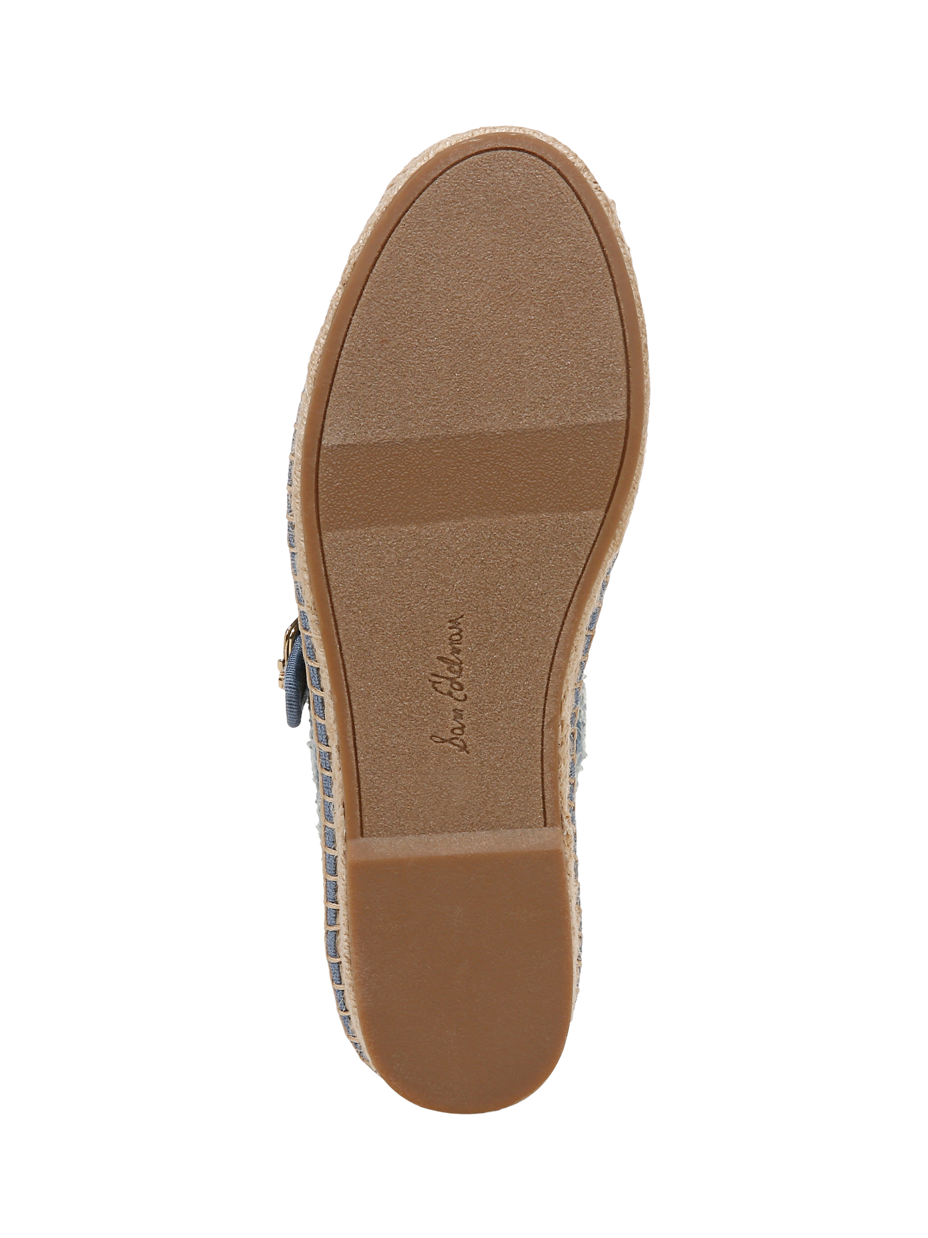 Product image 6 of 6, which shows Sam Edelman Mackie Mary Jane Ballerina Pumps, Montrose Blue, 3