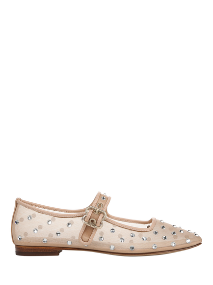 Sam Edelman Michaela Shine Mary Jane Ballerina Pumps, Vintage Pink, Vintage Pink