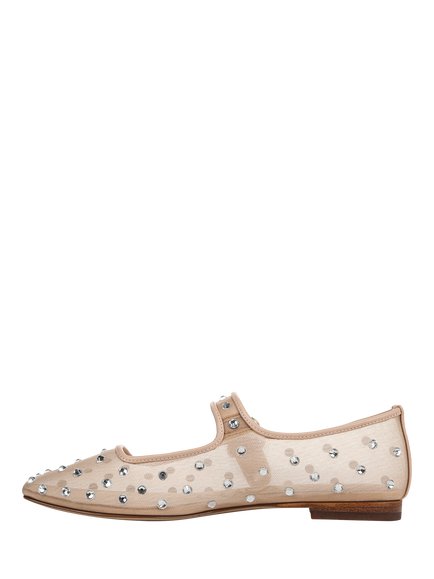 Sam Edelman Michaela Shine Mary Jane Ballerina Pumps, Vintage Pink - view 2, Vintage Pink