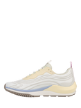 Sam Edelman Miles Lace-Up Performance Trainers, White/Yellow Multi