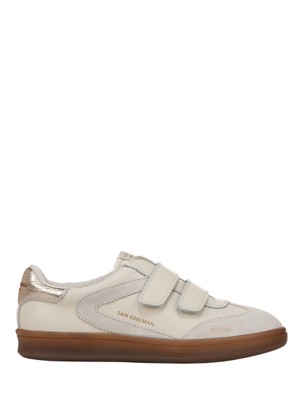 Sam Edelman Talia Leather Trainers, Ivory/White, Ivory/White