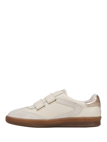 Sam Edelman Talia Leather Trainers, Ivory/White - view 2, Ivory/White