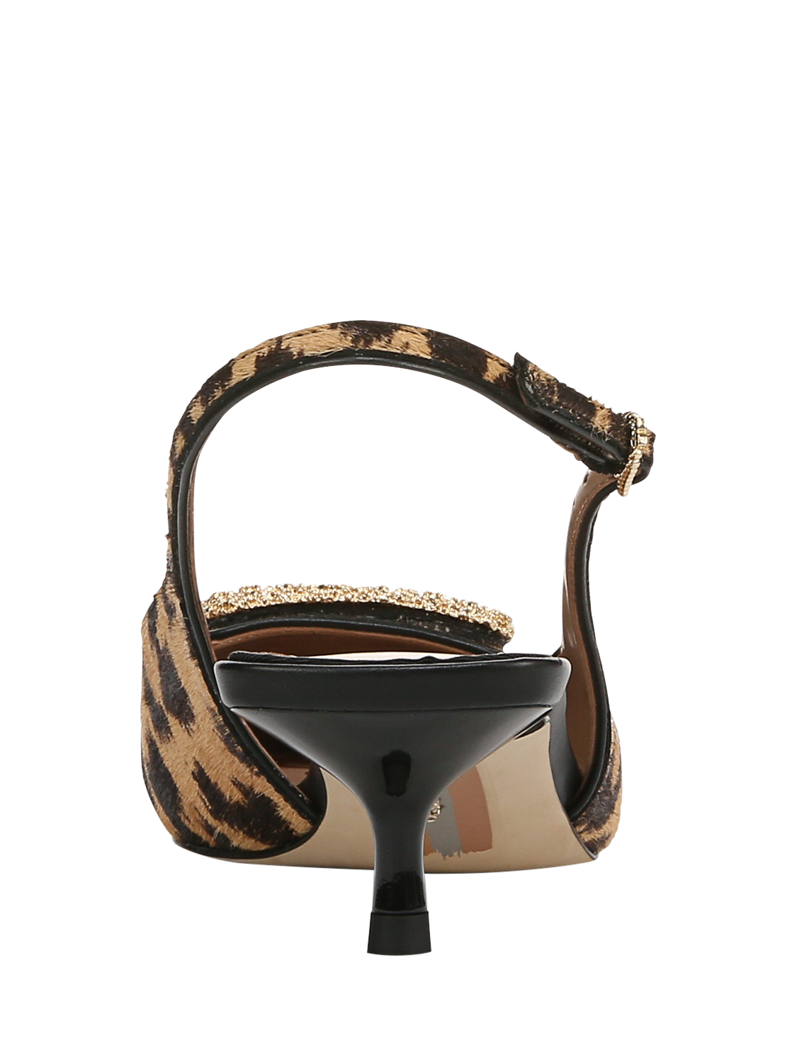 Product image 5 of 6, which shows Sam Edelman Kammie Kitten Heel Slingback Court Shoes, Tan, 3