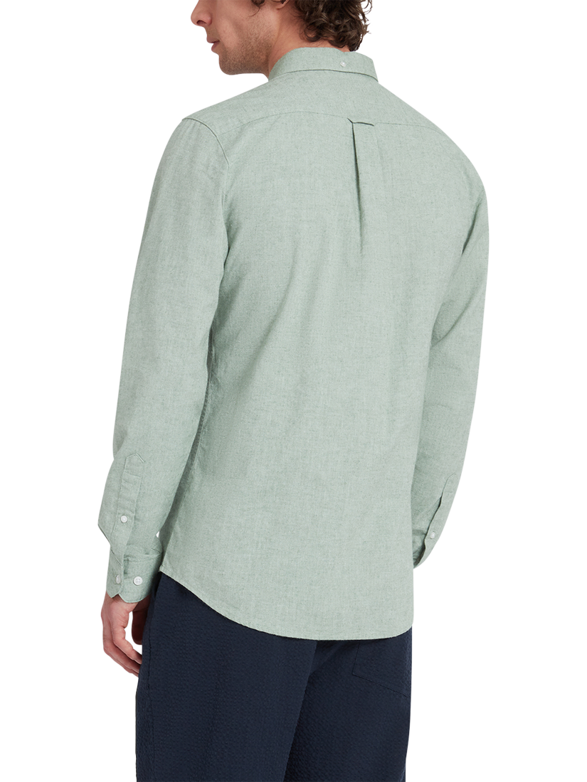 Product image 2 of 5, which shows Farah Steen Shirt, Green Meadow Marl, S
