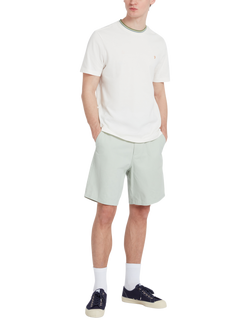 Farah Sepel Cotton Twill Shorts, Grove Green, Grove Green