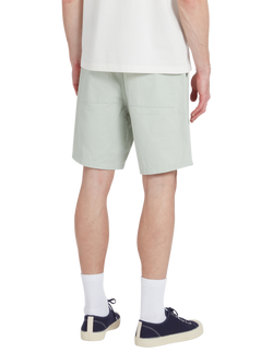 Farah Sepel Cotton Twill Shorts, Grove Green - view 2, Grove Green