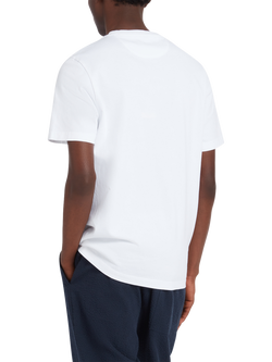 Farah Devon Organic Cotton Regular Fit Short Sleeve T-Shirt, White - view 2, White