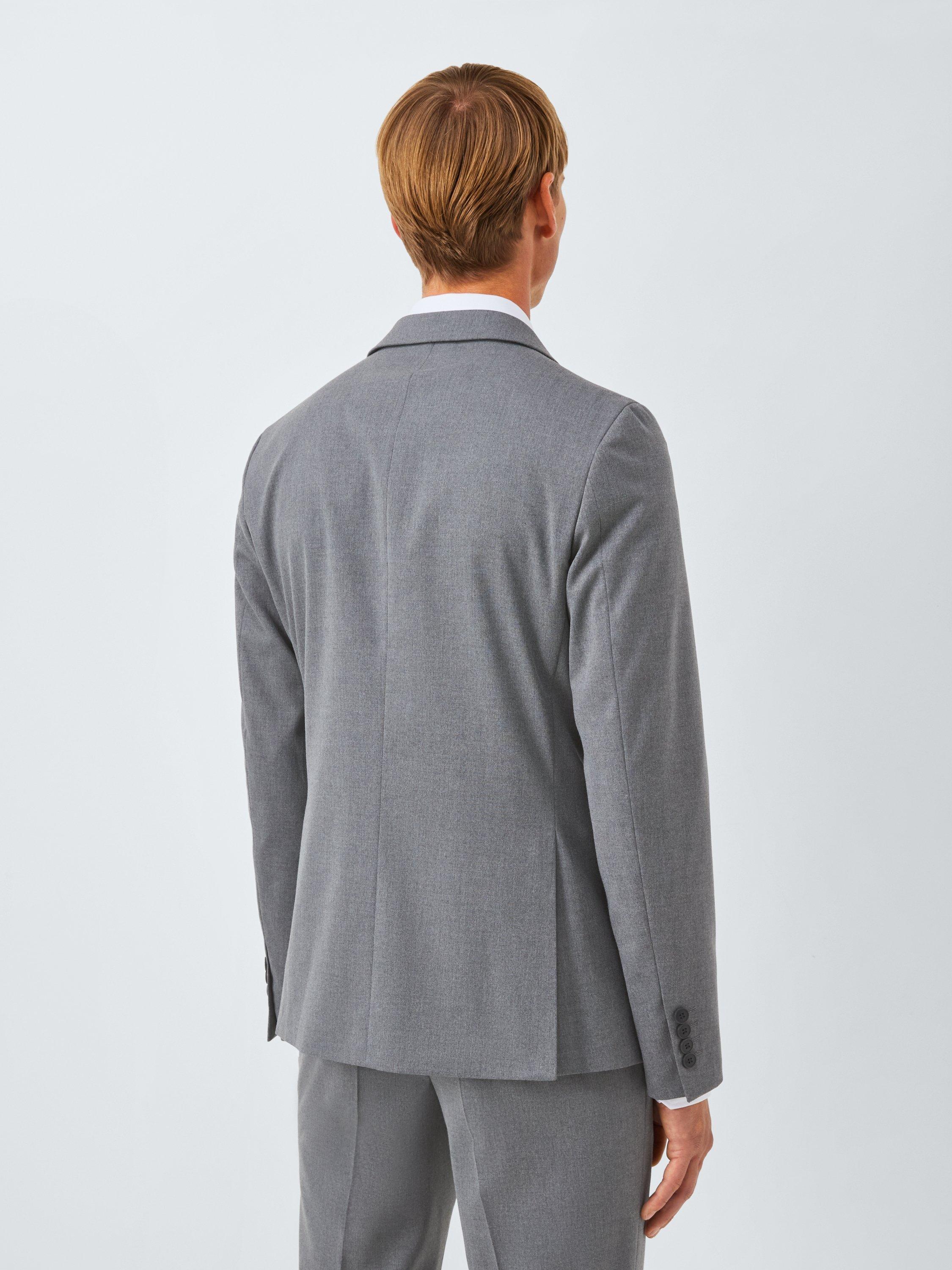 Product image 2 of 7, which shows John Lewis Slim Fit Starter Suit Jacket, Mid Grey, 36S