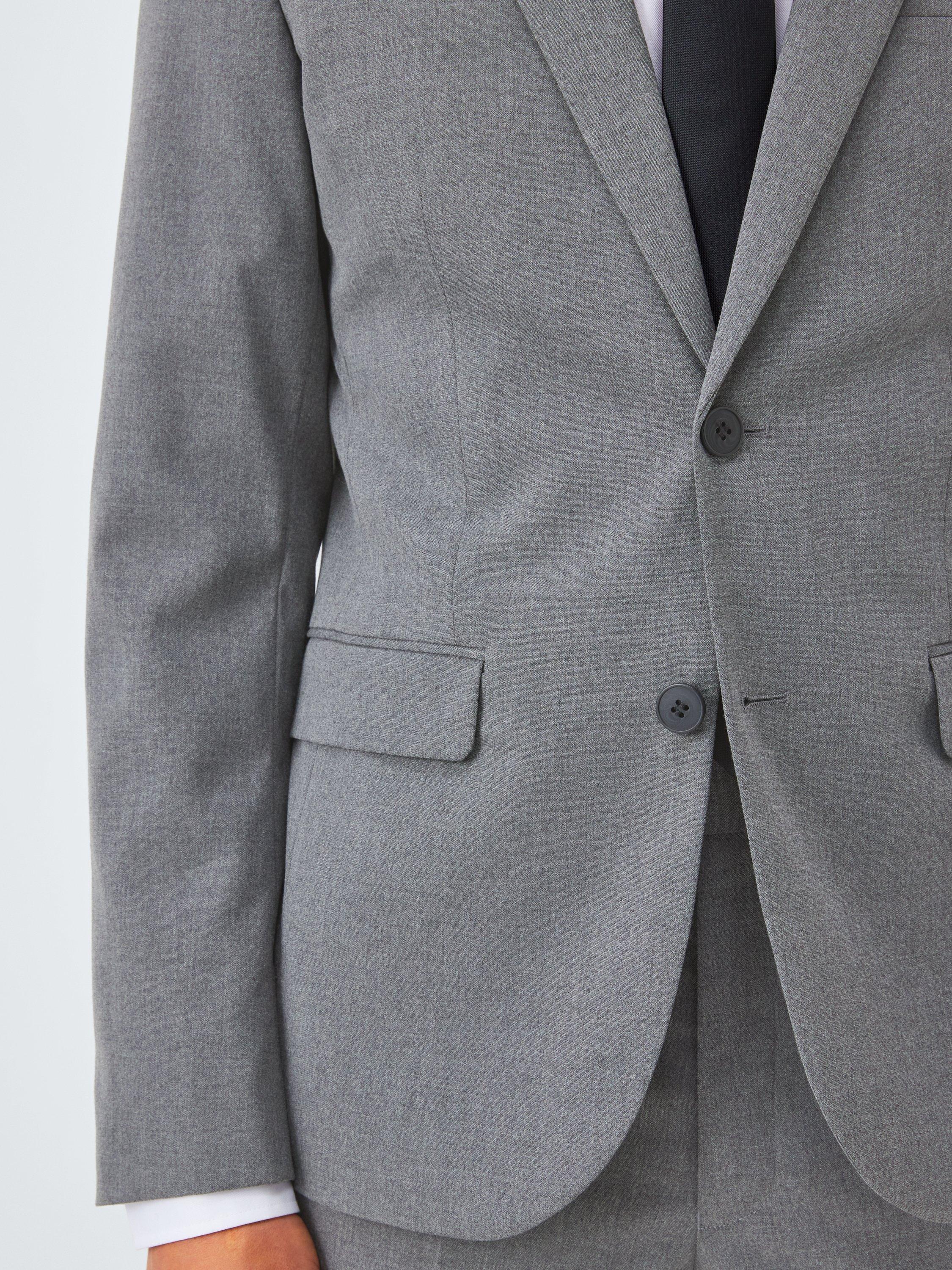 Product image 7 of 7, which shows John Lewis Slim Fit Starter Suit Jacket, Mid Grey, 36S