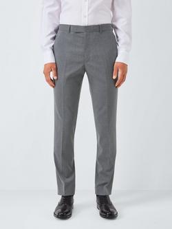 John Lewis Slim Fit Starter Suit Trousers, Mid Grey