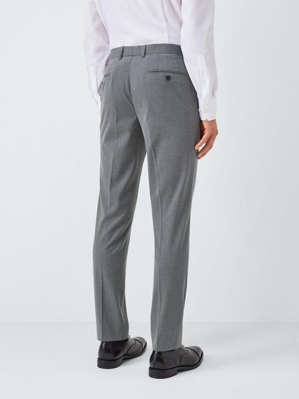 John Lewis Slim Fit Starter Suit Trousers - view 2, Mid Grey