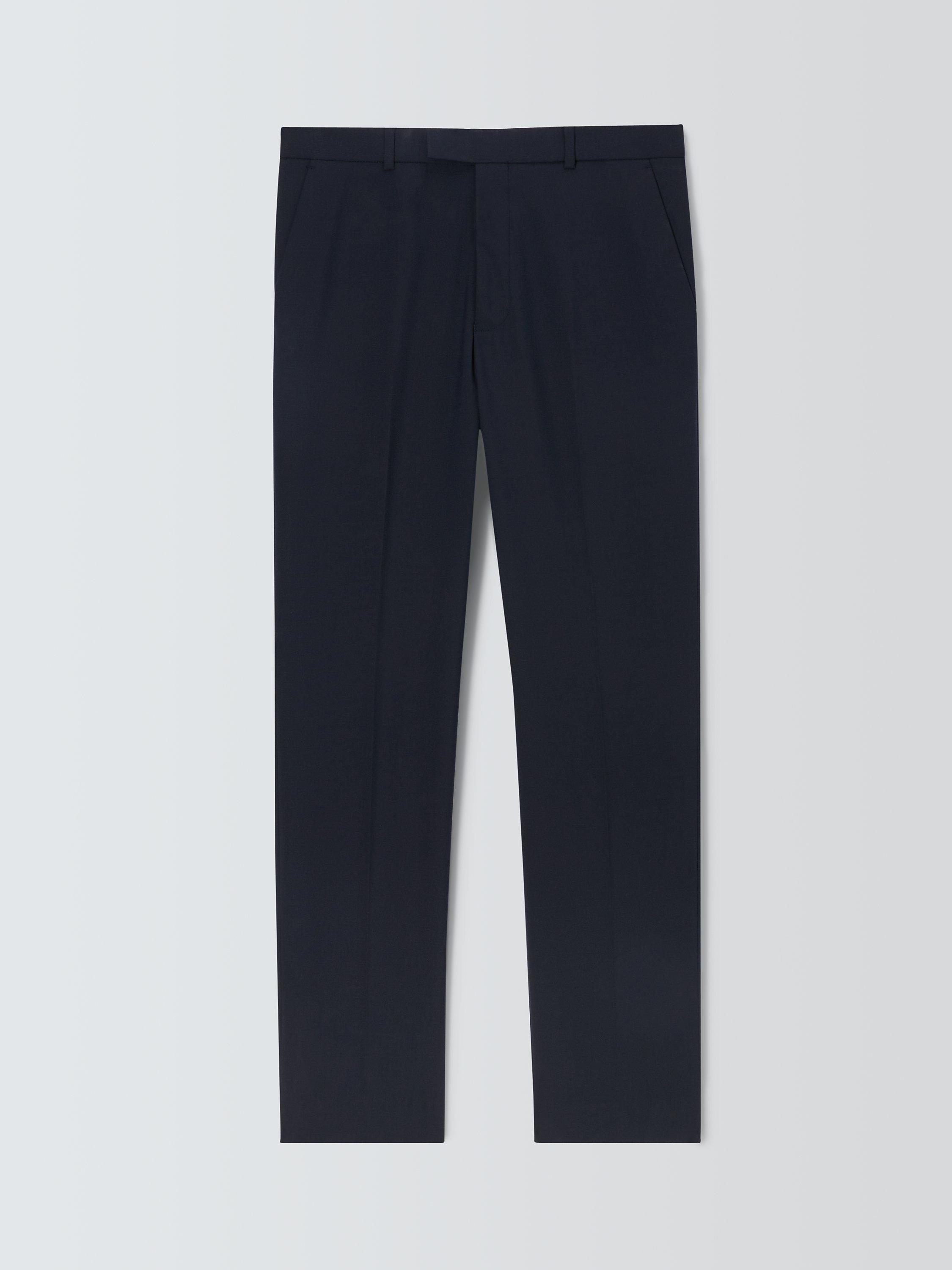 Product image 4 of 8, which shows John Lewis Slim Fit Starter Suit Trousers, Navy, 30S