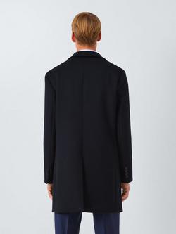 John Lewis Wool Blend Epsom Coat - view 2, Navy