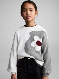 Mango Kids' Paperbag Jeans, Open Grey, Open Grey