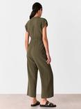 Whistles Petite Sleeveles Jumpsuit, Khaki