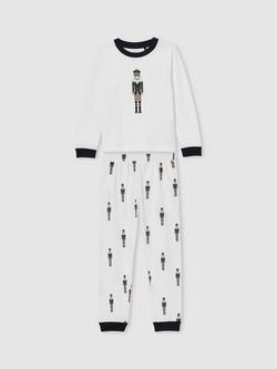 Reiss Kids' Hornton Pyjamas, White, White