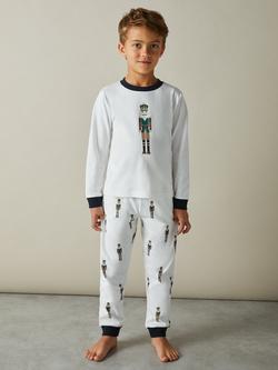 Reiss Kids' Hornton Pyjamas, White - view 2, White