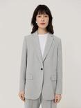 Jigsaw Knox Crosshatch Blazer, Grey