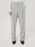 Jigsaw Dexter Crosshatch Trousers, Grey