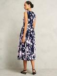 Hobbs Angelica Floral Print Dress, Midnight/Pink
