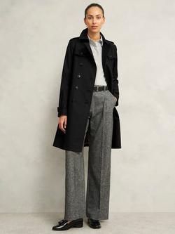 Hobbs Skylar Trench Coat, Black