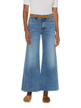 FRAME Le Palazzo Cropped Jeans, Blue