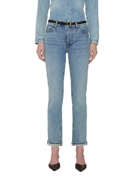 FRAME The Borrowed Jeans, Blue, Blue